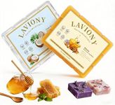 Soap Base - Moisturizing Melt and Pour Soap Base for Crafting, Pre-Cut, All Natural & Gentle on Skin, Vegan & Cruelty-Free, SLS/SLES Free, Perfect for DIY Gift Making, 1 LB Clear Glycerin +1 LB Honey