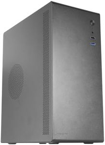 Tacens NOVAX, Boîtier PC Micro-ATX Ultra-compact, Design Tout Métal Ultra-Résistant, 1x Ventilateur Arrière 80mm, Boîtier Mini-Tour avec Grande Capacité Interne, Noir