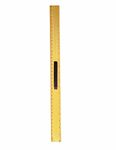 USI Premium One Meter (100cm) 40 inch Wooden Scale(Ruler) with Brass Ends for Strong Protected Edges, Horizontal Reading in Reverse On Each End, Pack of `