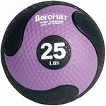 Deluxe Medicine Ball in Black and P