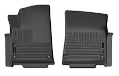 Husky Liners Weatherbeater Car Floor Mats | Fits 2022 Rivian R1T, Front Seat Floor Liners - Black, 2 Pc. Car Mats | 13081