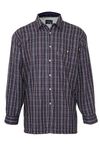 Mens Champion Sherborne Fleece Lined Padded Check Winter Shirt Blue Medium