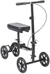 Drive Medical Steerable Folding Knee Scooter & Leg Scooter, Black