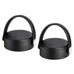 Prurex Lids Compatible with Hydro Flask 12-64oz Wide Mouth, 2 Pack Replacement Lid for Wide Mouth Water Bottle, BPA Free