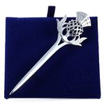 Scottish Thistle Pewter Kilt Pin