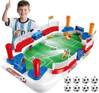 Mini Foosball Table Soccer Board Games for Kids&Adults Indoor Tabletop Football Toys Pinball Machine Family Game & Birthday Christmas Soccer Gifts for Boys 6 7 8-12 Years