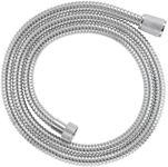 GROHE VitalioFlex Metal Long-Life - Shower Hose 1.5 m (Tensile Strength 75 kg, Pressure Resistance Up to 16 Bar, Heat Resistance 75°C, Universal Connection G 1/2'' x 1/2''), Chrome, 27502001
