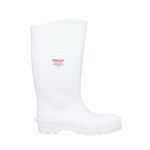 TINGLEY Unisex-Adult Plain Toe Rain Boot, White, 9 Women/7 Men