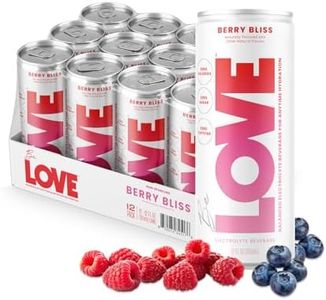 Be LOVE Electrolyte Still Water - Flavored Water for Daily Hydration, Exercise, Work & Wellness - Magnesium, Potassium & Sodium - Zero Sugar, Gluten Free (Berry Bliss, 12oz x 12ct)