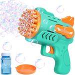 Jiosdo Bubble Machine, 29 Holes Bubble Guns for Kids, Silent Handheld Bubble Makers Bubble Gun Blaster, Electric Bubble Machine for Kids, Portable Bubble Shooter Bubble Blower Toys for Outdoor Indoor