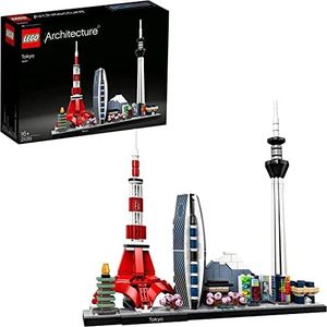 LEGO® Architecture Skylines: Tokyo 21051 Building Kit, Collectible Architecture Building Set for Adults