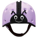 SafeheadBABY Soft Helmet for Babies Learning to Walk - Ladybird Purple