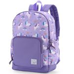 VASCHY Toddler Kids Backpacks for Girls, Cute Lightweight School Bag Water Resistant Preschool Backpack for Children with Chest Strap Unicorns