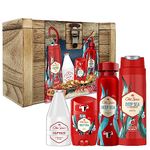 Old Spice Treasure Chest Gift Box, Father’s Day Gifts for Men, Deep Sea Deodorant Stick 50ml, Deodorant Spray 150ml, Shower Gel 250ml and Captain Aftershave 100ml