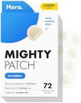 Mighty Patch™ Invisible+ Patch – The Barely-There Daytime Hydrocolloid Acne Pimple Patch for Covering Zits and Blemishes, Tapered Edges Designed to Blend Into Skin (72ct)