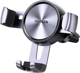 UGREEN Soporte Móvil Coche Rejilla, Soporte Teléfono Coche por Gravedad, Suporte Telemovel Carro Compatible con iPhone 16 15 14 13 Pro MAX, Redmi Xiaomi, Galaxy S24 S23 S22 etc.