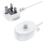 for Oral b Electric Toothbrush Charger, Adapter UK Plug Base 3757 for Braun Oral-B Pro 1, Pro 3, 3000, 3500, Vitality Pro, Smart 6000N, Genius X, iO3, iO4, iO5, iO6, Kids Toothbrush Chargers