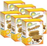 Kinnikinnick - S'moreables Graham Style Crackers - Gluten Free, Allergy Friendly Vegan Graham Crackers - 8 oz. Boxes - 6 Pack