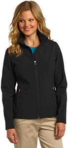 Port Authority Ladies Core Soft Shell Jacket. L317, Black, M