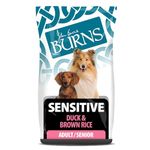 Burns Pet Nutrition Hypoallergenic Complete Dry Dog Food Adult and Senior Dog Sensitive with Duck and Brown Rice 6 kg