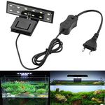 VAYINATO Petzlifeworld Super Slim LED Aquarium Light(Suits Upto 2FT Tank) Plants Grow Lighting Creative Clip-on Lamp (Black, X3)