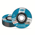 Tyrolit 2 in 1 cutting disc for steel and stainless steel - 25 x angle grinder disc 115mm x 2.5 x 22.23 - metal cutting discs for metal sheets, profiles, pipes, rods & solid material