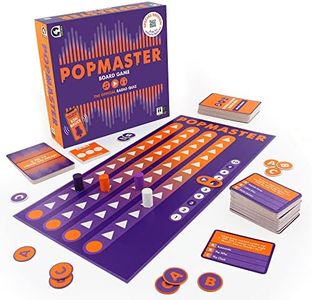 Ginger Fox Official PopMaster Board Game | Special Edition | Based on the Fun Weekday Greatest Hits Radio Quiz | Includes The Iconic 3-in-10 Question Round From Ken Bruce | Family Fun Music Trivia