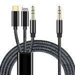 Mxcudu 3 in 1 Car Aux Cable, 3 in 1