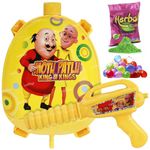 Zest 4 Toyz Holi Pichkari High Pressure Water Gun Toy with Back Holding Tank Water Capacity 1.5 liters N Get Holi Combo of 1 Pkt Holi Color & 100 Water Balloons for Boys Kids (Nova Tank)