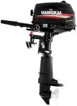 BJTDLLX 2 Stroke 6HP Outboard Motor, Outboard Motor Boat Engine, Heavy Duty Fishing Boat Engine Marine Engine with CDI Ignition System Water Cooling System Boat Motor