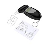 Lodenlli Digital Alcohol Breath Tester Analyzer Detector Professional Alcohol Tester Portable LCD Display High Accuracy