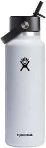 Hydro Flask Wide Flex Straw Cap White 40 Oz