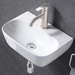 Friho Small Bathroom Sink, Wall Mou