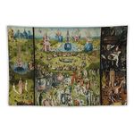 Hieronymus Bosch Hieronymus World Famous Painting Tapestry Print Photo Art Painting Polyester Tapestry Home Decorative Bedroom Modern Decor Tapestries Gifts 40"x60"