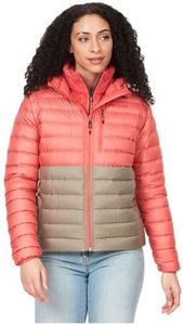 Marmot Women's Wm's Highlander Hoody Warm Down Jacket, Insulated Hooded Winter Coat, Breathable 700 FP Down Puffy, Lightweight Packable Outdoor Jacket, Windproof (pack of 1)