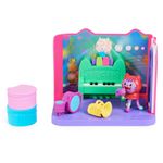 Gabby’s Dollhouse, Groovy Music Room with Daniel James Catnip Figure, 2 Accessories, 2 Furniture Pieces and 2 Deliveries, Kids’ Toys for Ages 3 and above