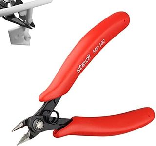 stedi 5.3-inch Model Nipper, with Sharp Double-Edged Blades,Plastic Model Tools,Used for Gundam Plastic Model Repair, Clean Cutting and Precision Cutting, Red