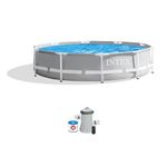 Intex 26701EH 10ft x 30in Prism Frame above Ground Swimming Pool with Pump