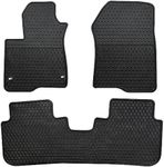 San Auto Car Rubber Floor Mat for Honda CR-V 2023 2024 CRV(Included Hybrid) Custom Fit Black Auto Mats Liner All Weather Protection Heavy Duty Odorless