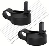 Ouharty Wide Mouth Straw Lids for Hydro Flask Lids with Straw Compatible with Most Wide Mouth Water Bottle 18 20 32 40 64 oz