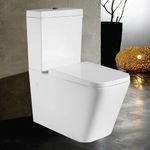 Rimless Close Coupled Toilet Modern