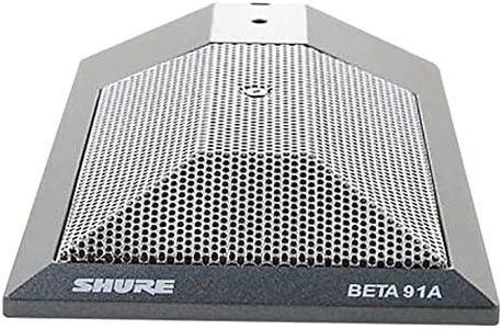 Shure BETA 91A Half-Cardioid Condenser Kick-Drum Microphone (Includes Integrated Preamplifier and Male XLR Output)