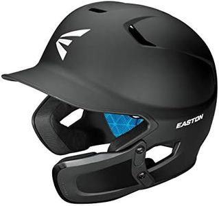 Easton | Z5 2.0 Batting Helmet with Jaw Guard | Baseball | Senior (7 1/8" - 7 1/2") | Matte Black