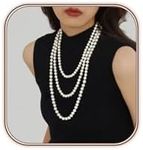 Zeffy Long Pearl Necklaces for Wome