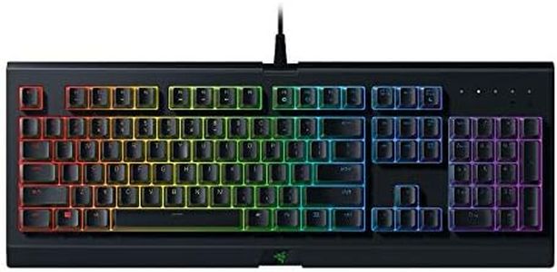 Razer Cynosa Chroma Gaming Keyboard: Individually Backlit RGB Keys - Spill-Resistant Design - Programmable Macro Functionality - Quiet & Cushioned