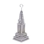 Stylish Metal Chrysler Building Memo/Message/Photo Holder Clip Desk Accessories