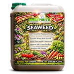 Multi-Mite Liquid Seaweed 5L Organic Cold Pressed Concentrate - 100% Natural - Plant Feed Fertiliser Trees Lawn Veg & House Plants Root or Foliar Feed (5 LITRES)