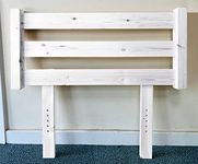 STRICTLY BEDS&BUNKS Solid Pine Headboard (White, 3ft Single)