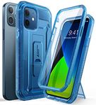 SUPCASE Unicorn Beetle Pro Full-Body Rugged Holster Case for 6.1-Inch iPhone 12 / iPhone 12 Pro (2020 Release), TTBlue