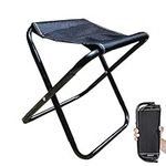 Gadgetking Folding Stool Portable Seat Camping Adjustable Outdoor Festival Chair Pocket